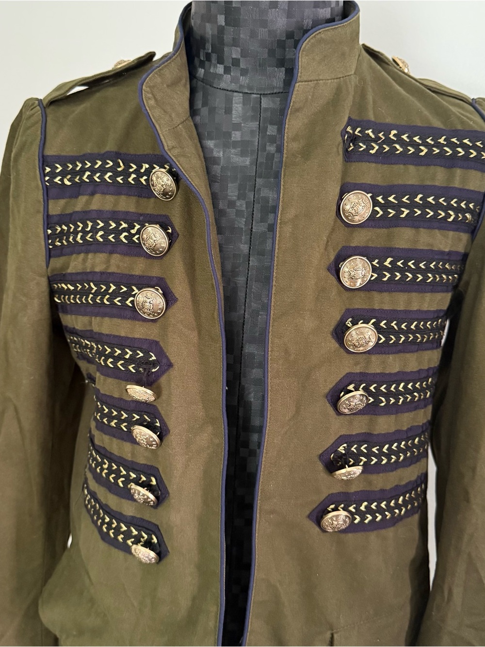 Zara Military Jacket with Marching Band - Picture 9 of 15